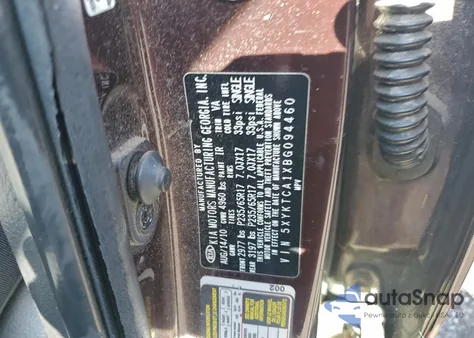 2011 Kia Sorento Base from USA, damaged, VIN 5XYKTCA1XBG094460